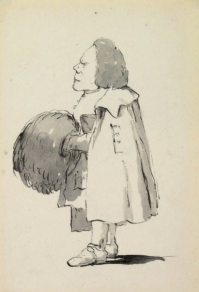 Caricature of a Short Gentleman by Giovanni Battista Tiepolo